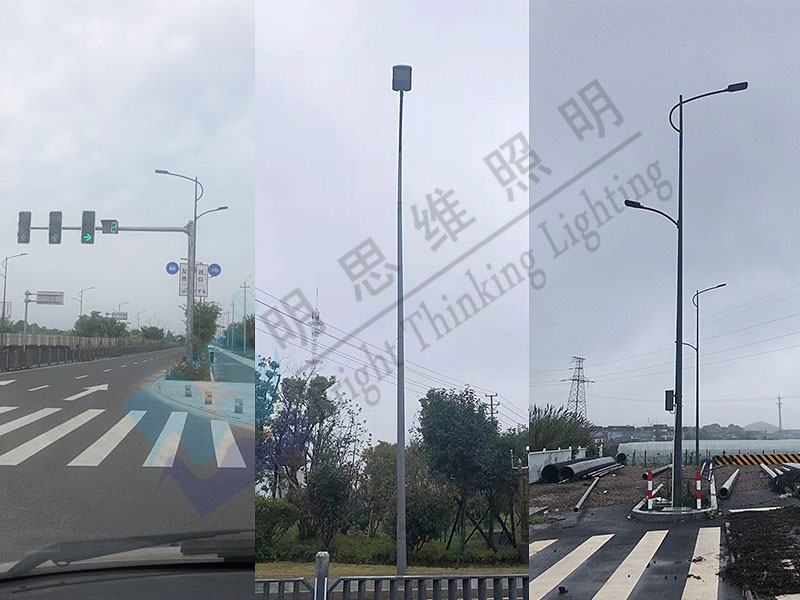 浙江慈溪觀海衛路燈照明項目